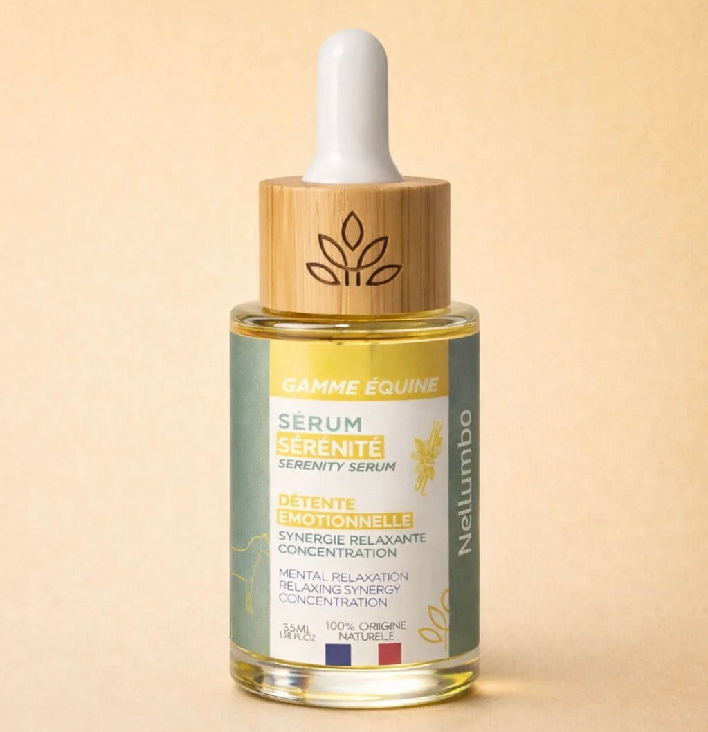 Sérum « Sérénité » pour chevaux.